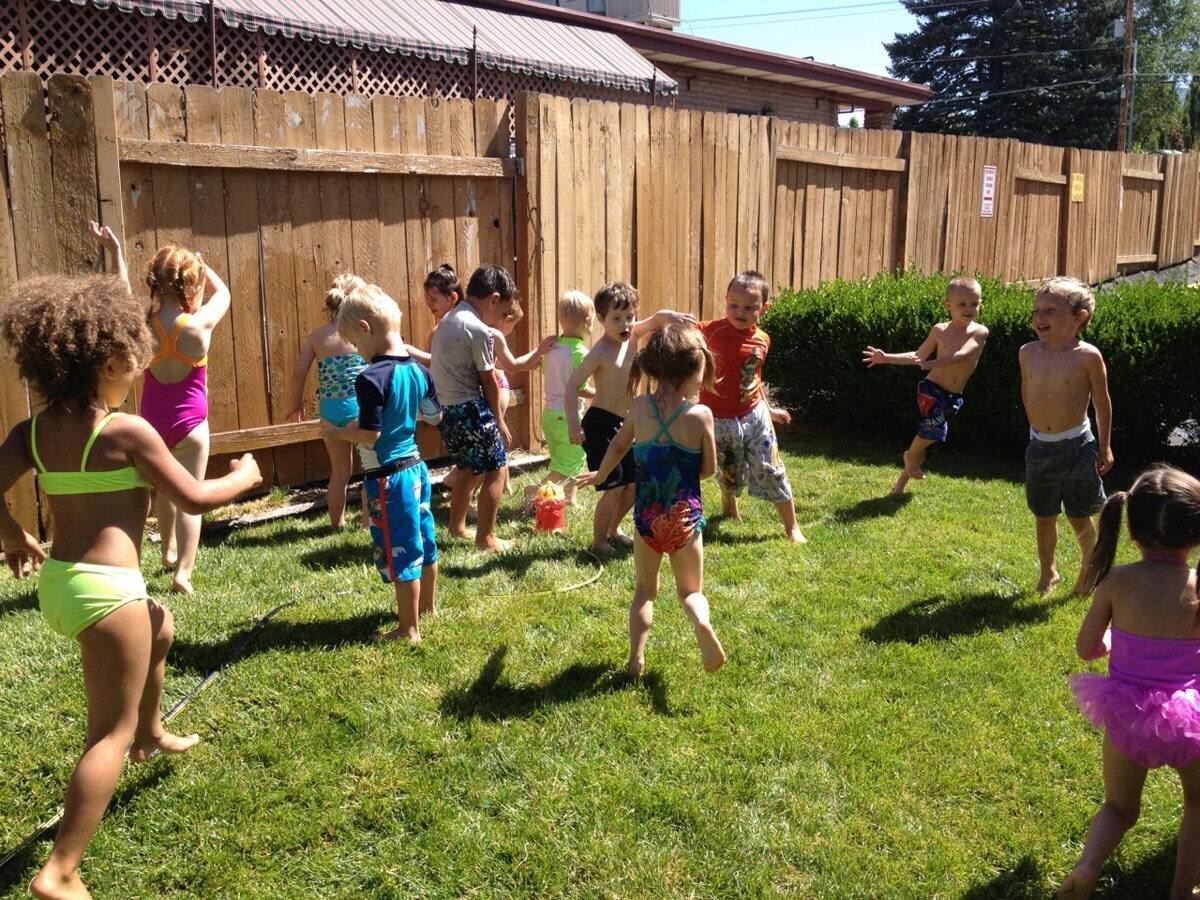 Four and five year olds at Children's Corner