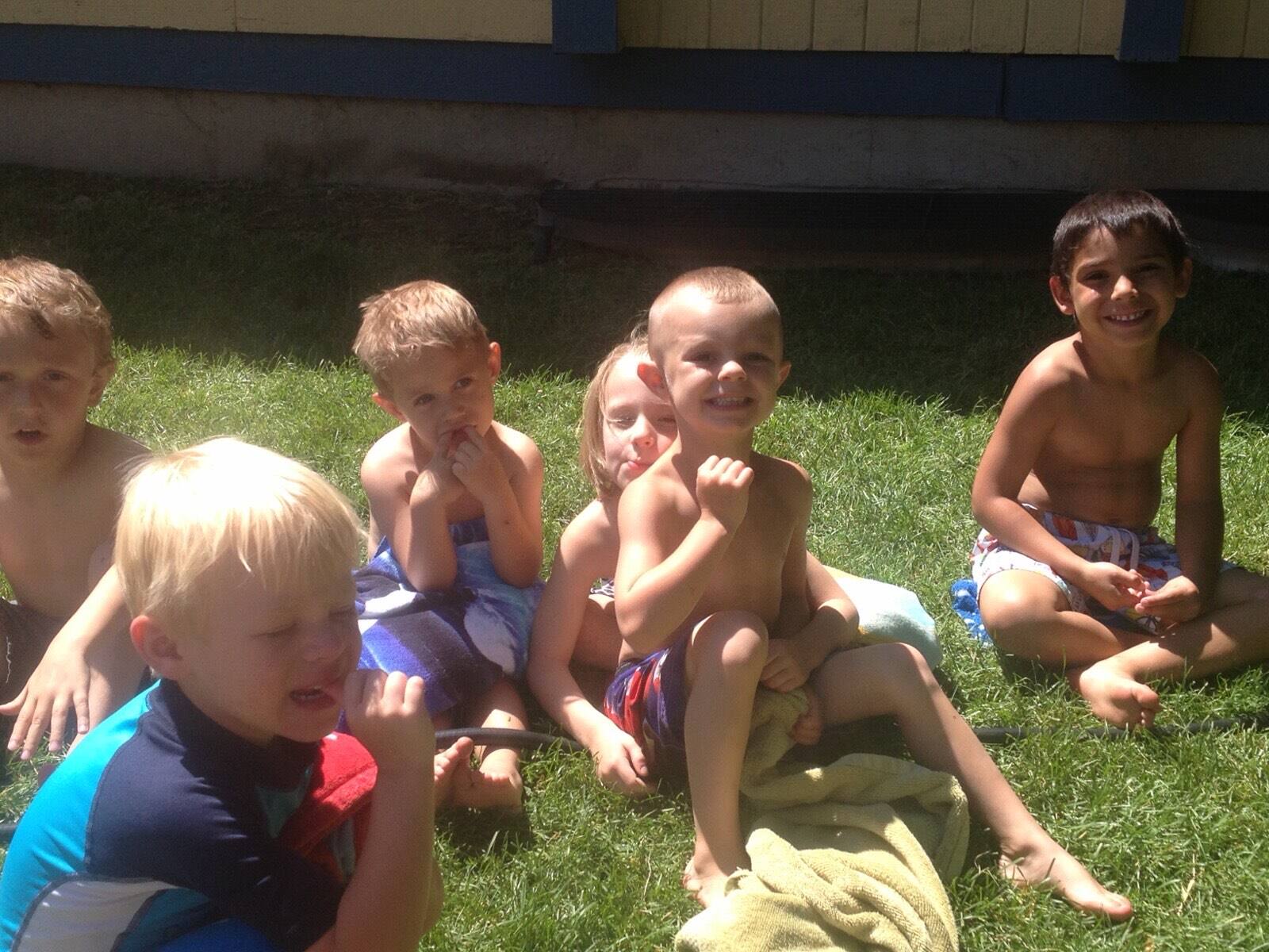 Two and three year olds at Children's Corner